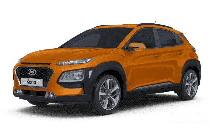 Hyundai Kona màu cam