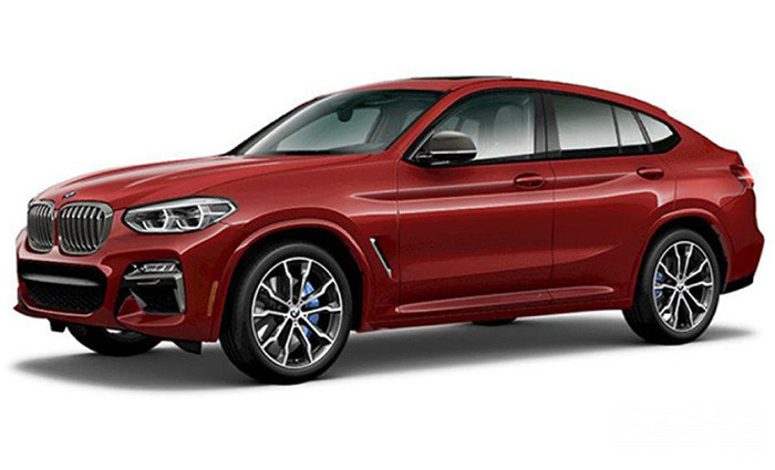 BMW X4 màu Flamenco Red Metallic