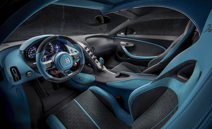 Nội thất Bugatti Divo
